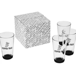 Pint Glass Set - 16 oz - Bottom Color