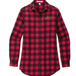 Plaid Flannel Shirt - Ladies'