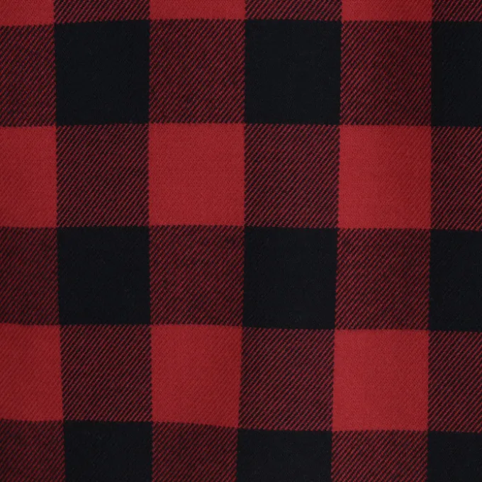 Plaid Flannel Two Pocket Shirt - Ladies'