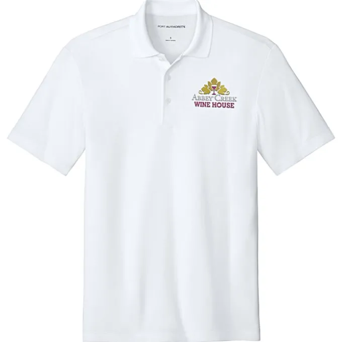 Plaited Honeycomb Pique Polo - Men's