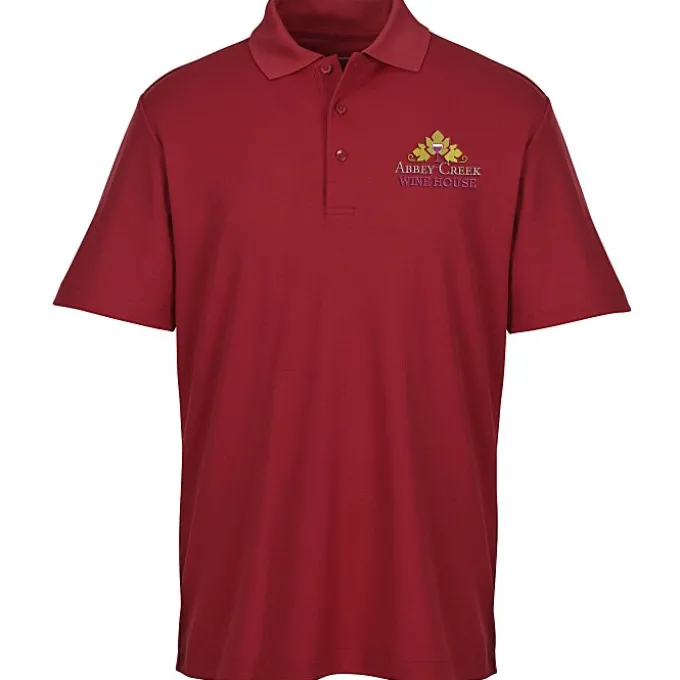 Plaited Honeycomb Pique Polo - Men's
