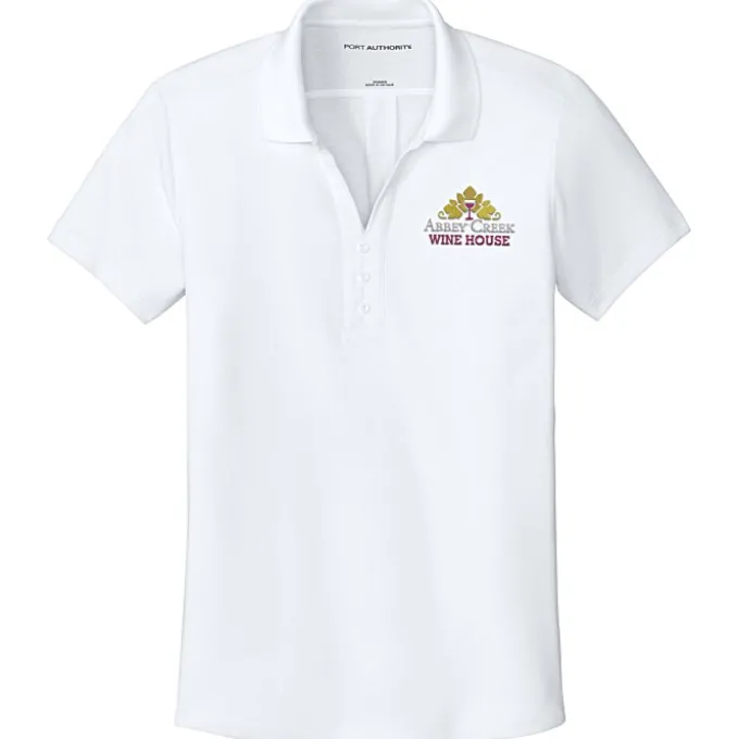 Plaited Honeycomb Pique Polo - Ladies'