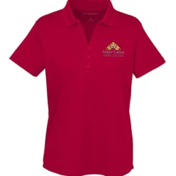 Plaited Honeycomb Pique Polo - Ladies'