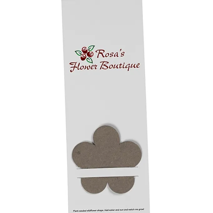 Plant-A-Shape Flower Seed Bookmark - Flower