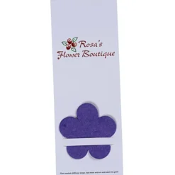 Plant-A-Shape Flower Seed Bookmark - Flower