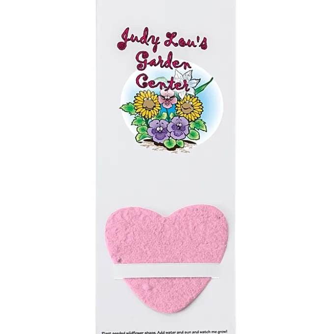 Plant-A-Shape Flower Seed Bookmark - Heart