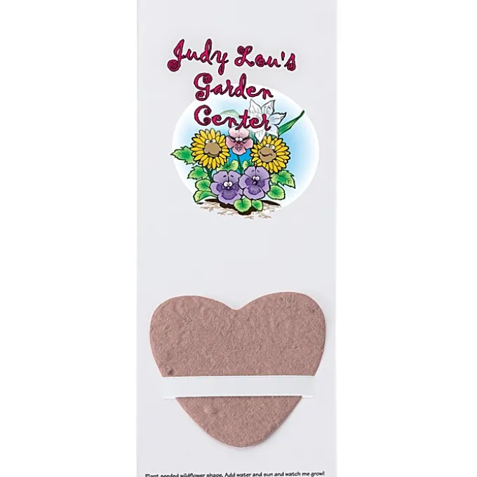 Plant-A-Shape Flower Seed Bookmark - Heart