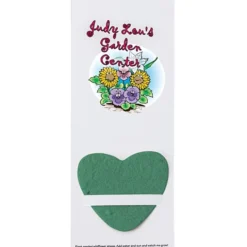 Plant-A-Shape Flower Seed Bookmark - Heart
