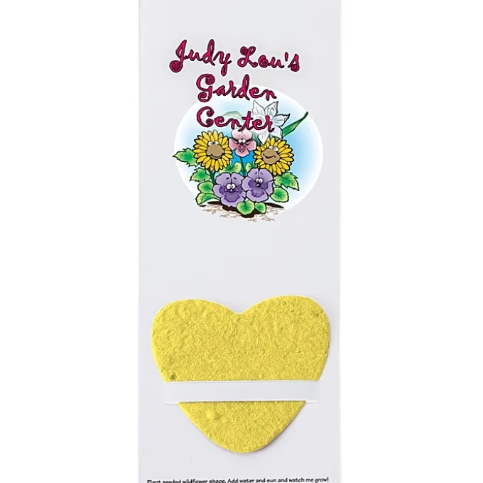 Plant-A-Shape Flower Seed Bookmark - Heart