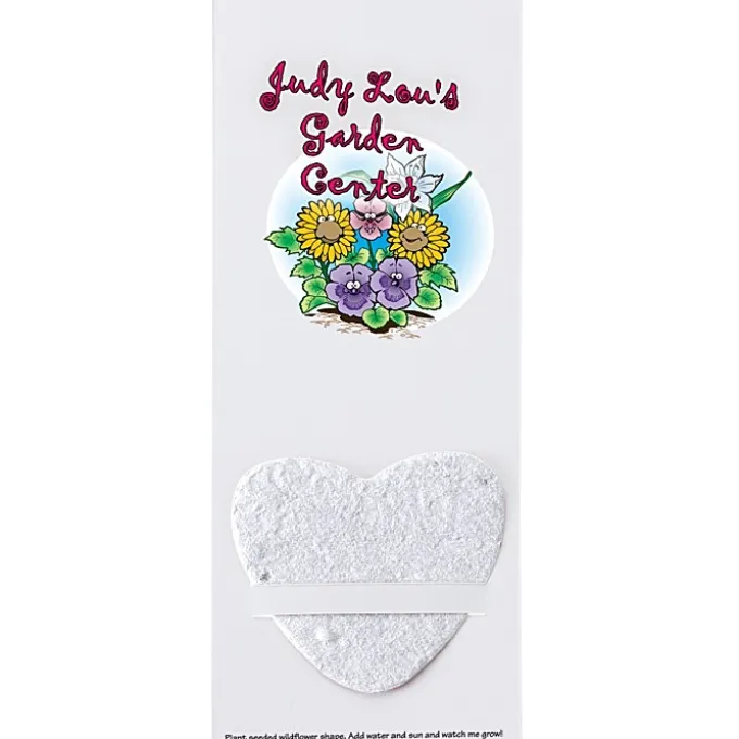 Plant-A-Shape Flower Seed Bookmark - Heart