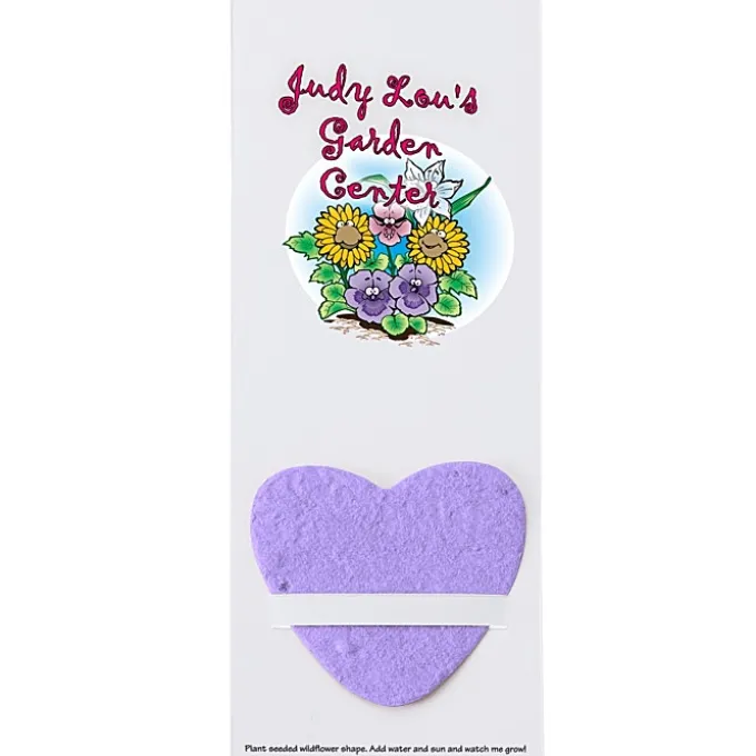 Plant-A-Shape Flower Seed Bookmark - Heart - 24 hr