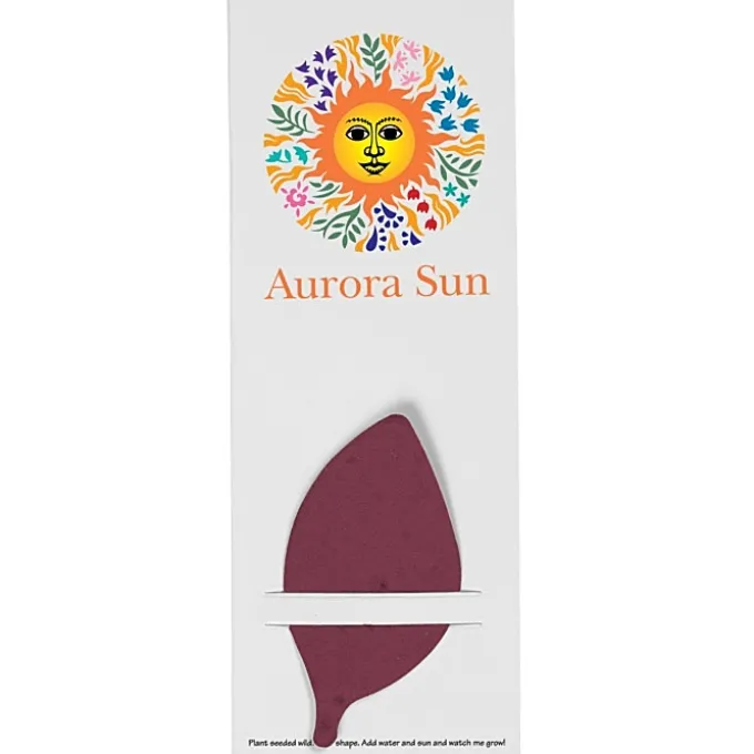 Plant-A-Shape Flower Seed Bookmark - Leaf