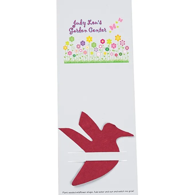 Plant-A-Shape Flower Seed Bookmark - Hummingbird