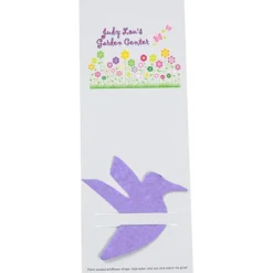 Plant-A-Shape Flower Seed Bookmark - Hummingbird