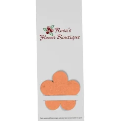 Plant-A-Shape Flower Seed Bookmark - Flower - 24 hr
