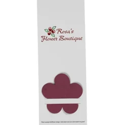 Plant-A-Shape Flower Seed Bookmark - Flower - 24 hr
