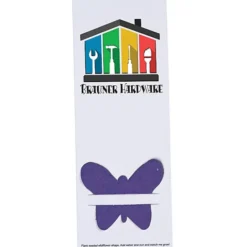 Plant-A-Shape Flower Seed Bookmark - Butterfly - 24 hr