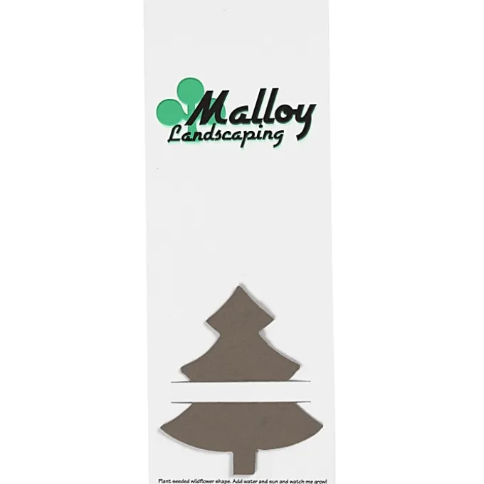 Plant-A-Shape Flower Seed Bookmark - Tree