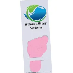 Plant-A-Shape Flower Seed Bookmark - Footprint
