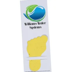 Plant-A-Shape Flower Seed Bookmark - Footprint