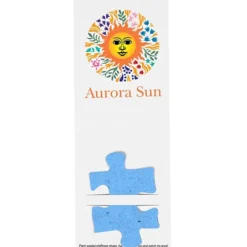 Plant-A-Shape Flower Seed Bookmark - Puzzle Piece - 24 hr