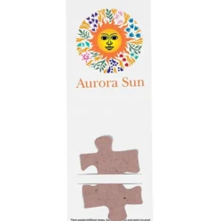 Plant-A-Shape Flower Seed Bookmark - Puzzle Piece - 24 hr