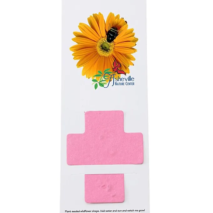 Plant-A-Shape Flower Seed Bookmark - Cross - 24 hr