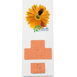 Plant-A-Shape Flower Seed Bookmark - Cross - 24 hr