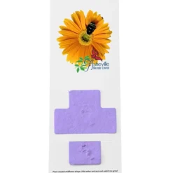Plant-A-Shape Flower Seed Bookmark - Cross - 24 hr