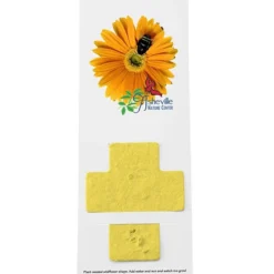 Plant-A-Shape Flower Seed Bookmark - Cross - 24 hr