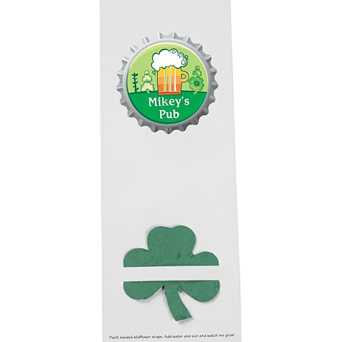 Plant-A-Shape Flower Seed Bookmark - Clover