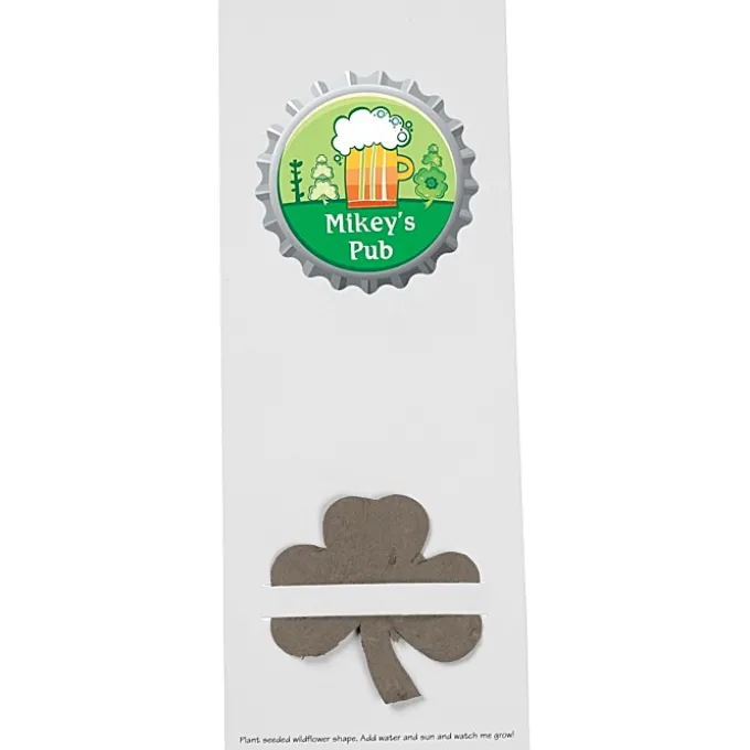 Plant-A-Shape Flower Seed Bookmark - Clover