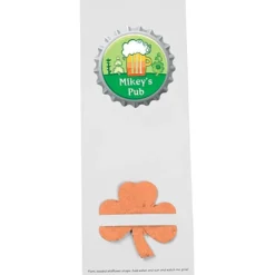 Plant-A-Shape Flower Seed Bookmark - Clover