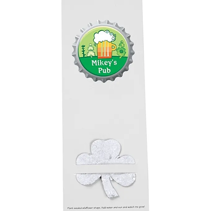 Plant-A-Shape Flower Seed Bookmark - Clover