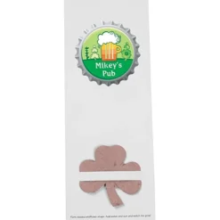 Plant-A-Shape Flower Seed Bookmark - Clover