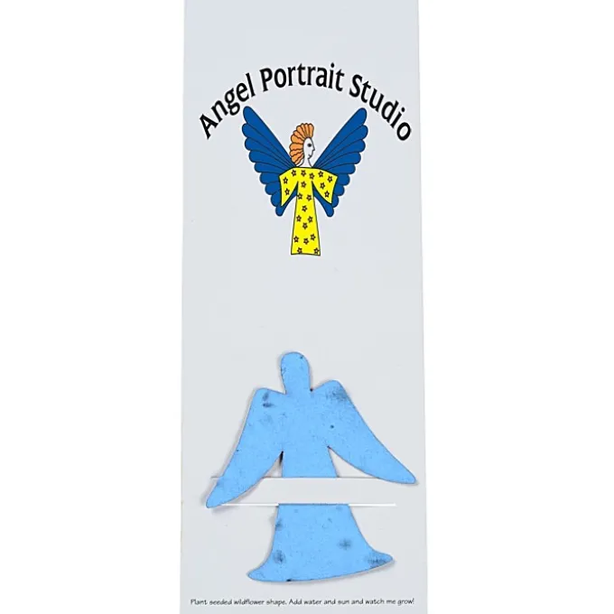 Plant-A-Shape Flower Seed Bookmark - Angel
