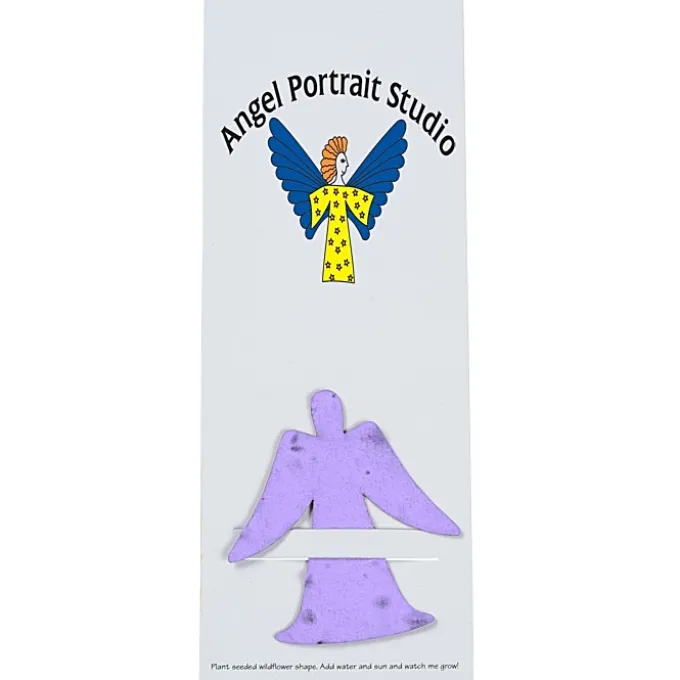 Plant-A-Shape Flower Seed Bookmark - Angel