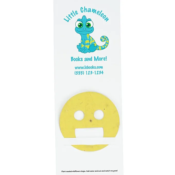 Plant-A-Shape Flower Seed Bookmark - Smile