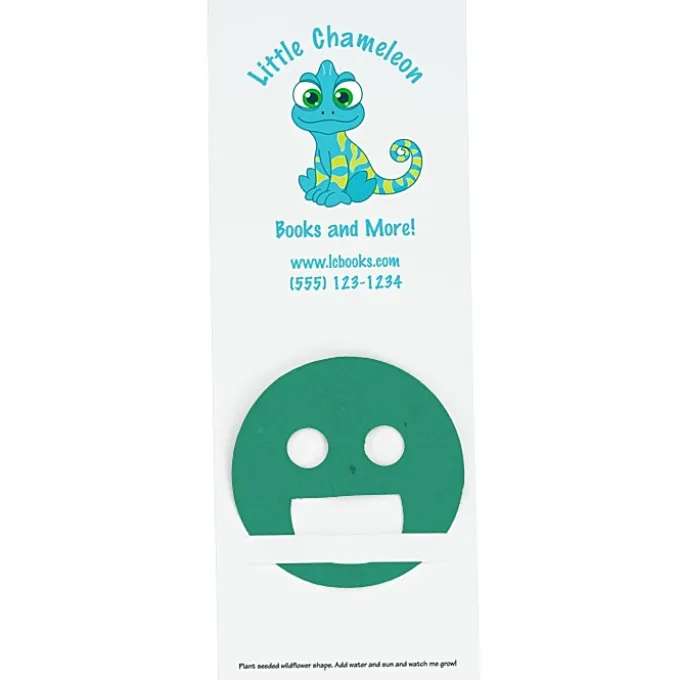Plant-A-Shape Flower Seed Bookmark - Smile