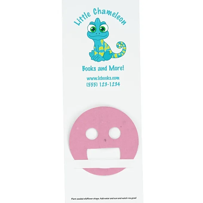 Plant-A-Shape Flower Seed Bookmark - Smile