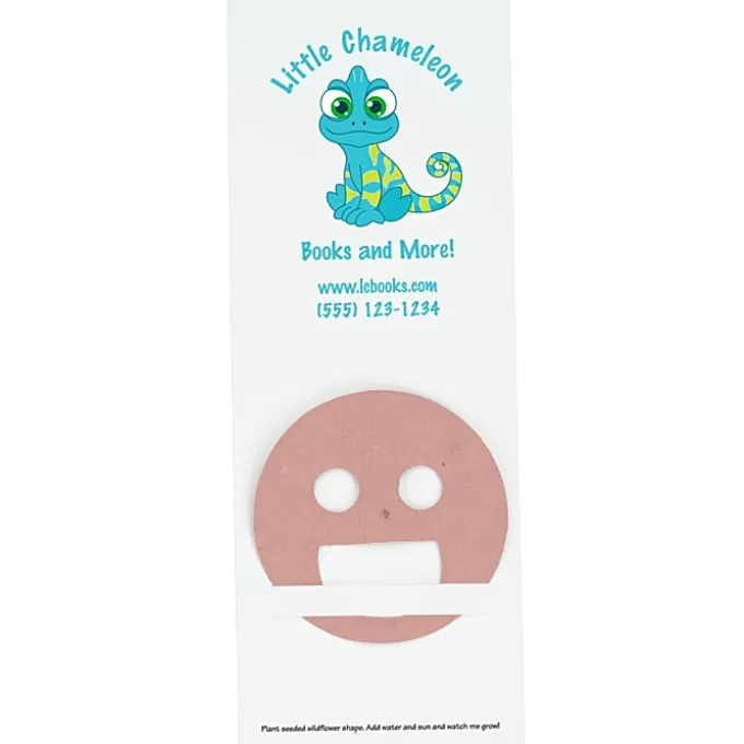 Plant-A-Shape Flower Seed Bookmark - Smile