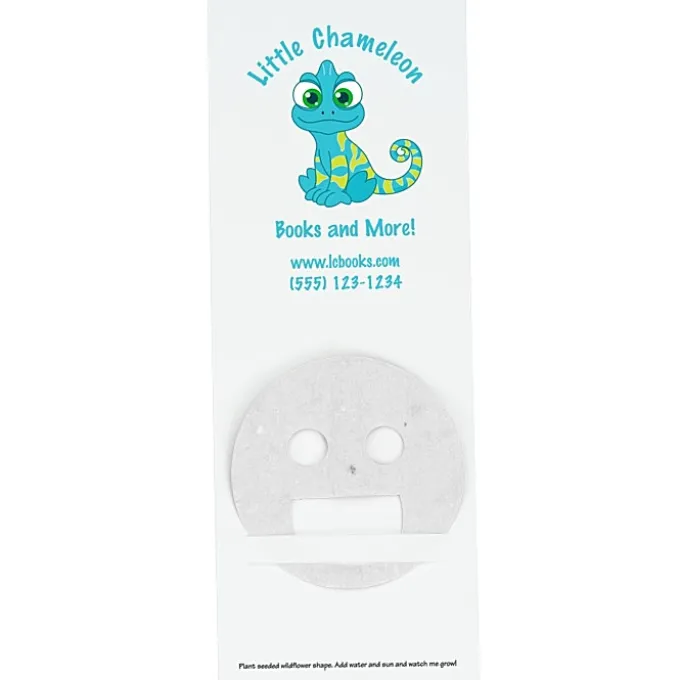 Plant-A-Shape Flower Seed Bookmark - Smile