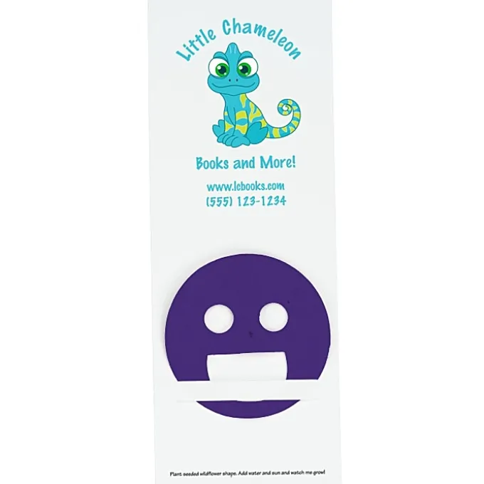 Plant-A-Shape Flower Seed Bookmark - Smile