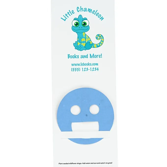 Plant-A-Shape Flower Seed Bookmark - Smile