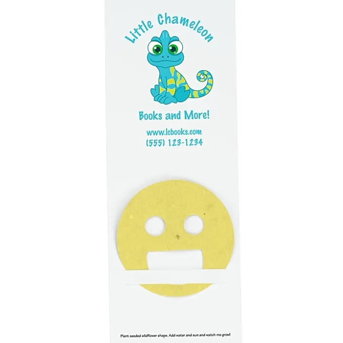 Plant-A-Shape Flower Seed Bookmark - Smile