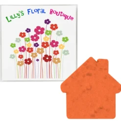 Plant-A-Shape Flower Seed Packet - House