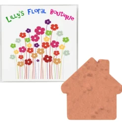 Plant-A-Shape Flower Seed Packet - House