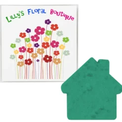 Plant-A-Shape Flower Seed Packet - House