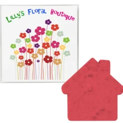 Plant-A-Shape Flower Seed Packet - House