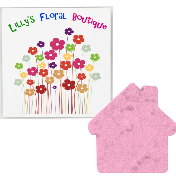 Plant-A-Shape Flower Seed Packet - House